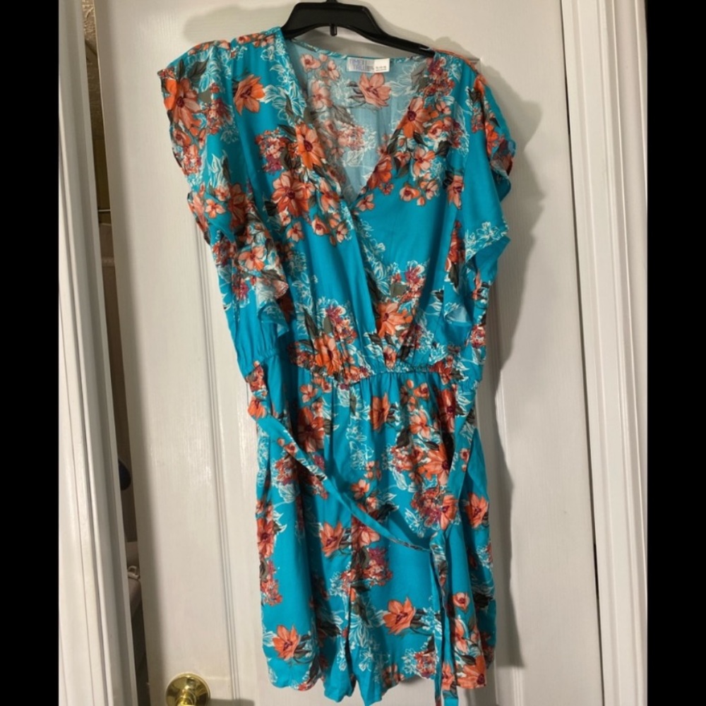 Time and Tru Floral Romper